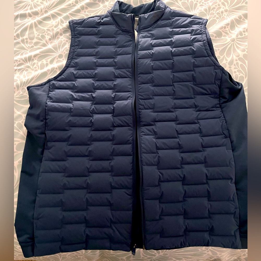 Men’s Large Adidas First Guard Navy Golf Vest